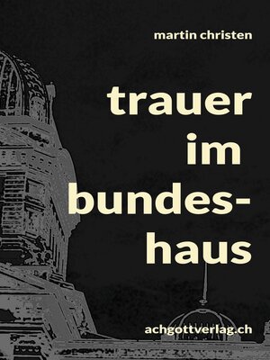 cover image of trauer im bundeshaus